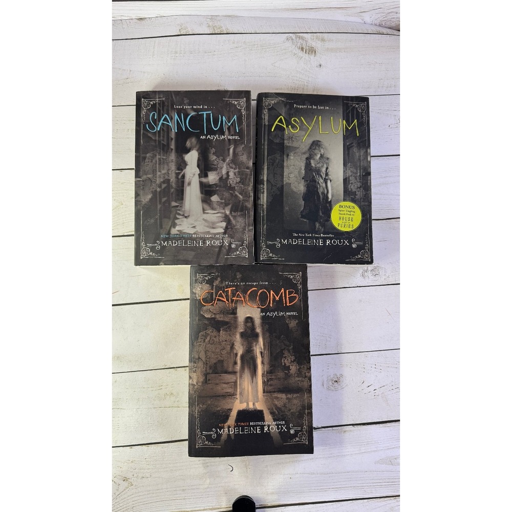 Asylum Series Books 1-3 Madeleine Roux 2014-2016 Horror Thriller HarperCollins
